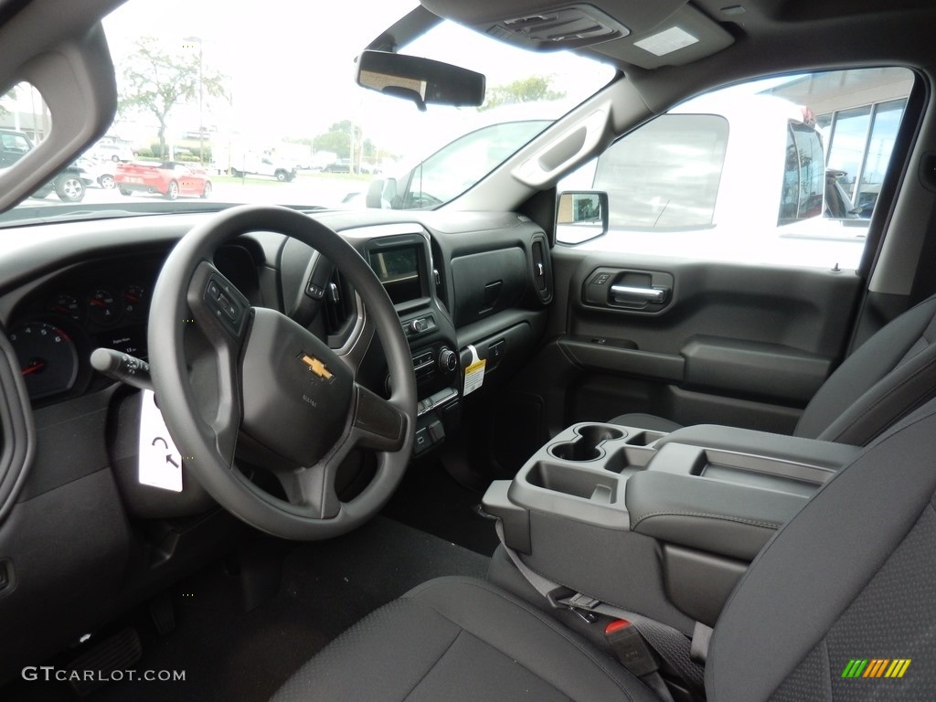 2019 Silverado 1500 Custom Crew Cab 4WD - Northsky Blue Metallic / Jet Black photo #7