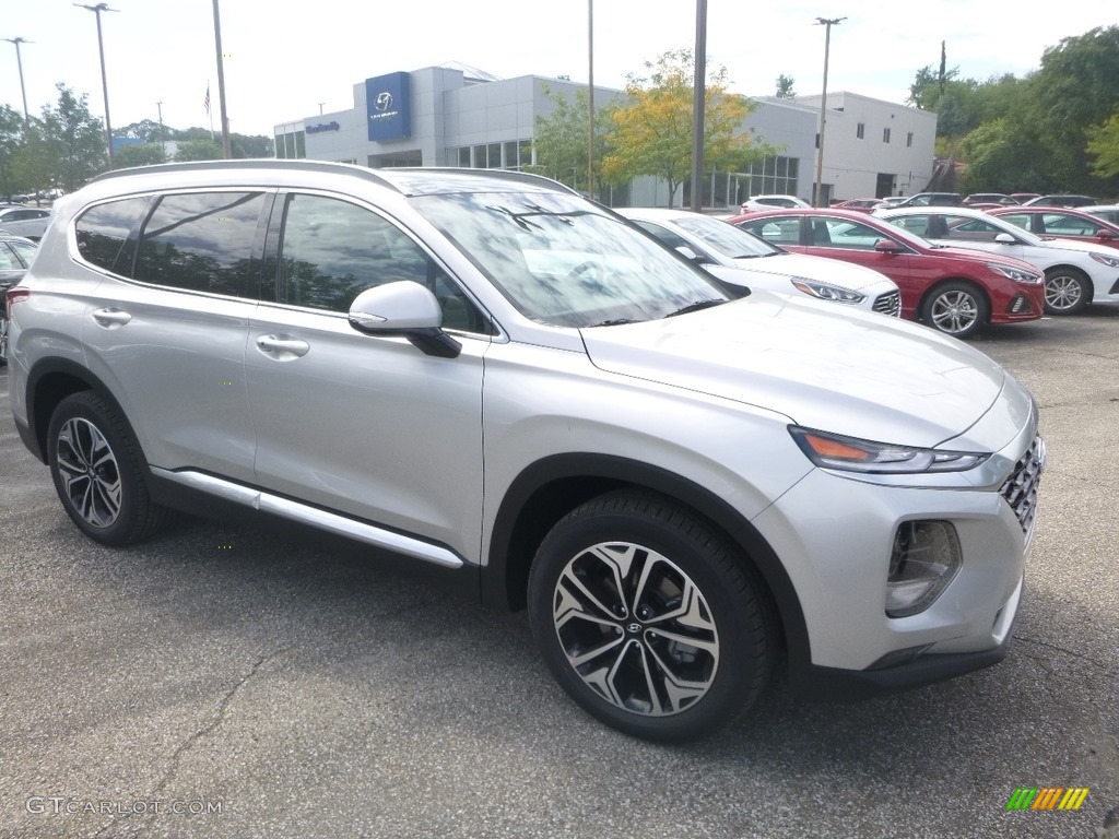 Shimmering Silver Pearl 2020 Hyundai Santa Fe SEL 2.0 AWD Exterior Photo #135110051