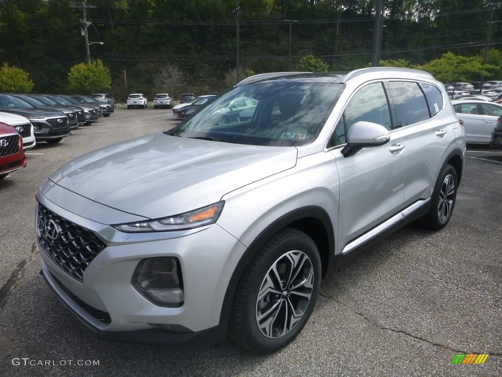 Shimmering Silver Pearl 2020 Hyundai Santa Fe SEL 2.0 AWD Exterior Photo #135110080