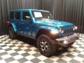 Front 3/4 View of 2020 Wrangler Unlimited Rubicon 4x4
