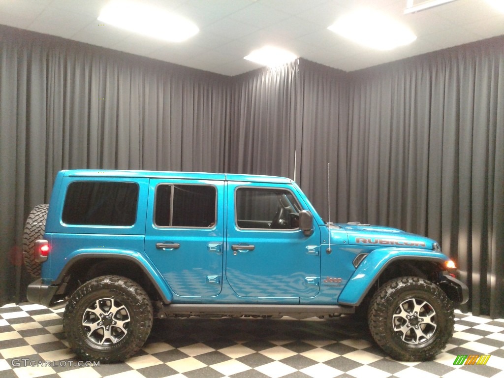 Bikini Pearl 2020 Jeep Wrangler Unlimited Rubicon 4x4 Exterior Photo #135110099