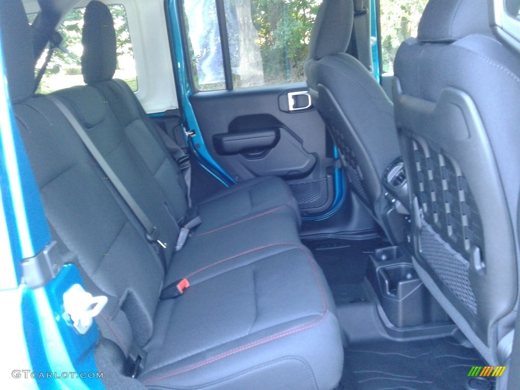 Black Interior 2020 Jeep Wrangler Unlimited Rubicon 4x4 Photo #135110210