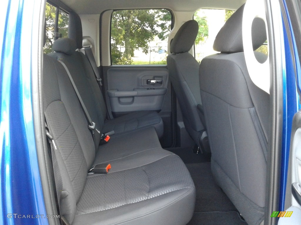 Black/Diesel Gray Interior 2019 Ram 1500 Classic Warlock Quad Cab 4x4 Photo #135111380