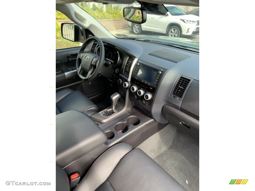 2020 Toyota Sequoia TRD Pro 4x4 Black Dashboard Photo #135111461