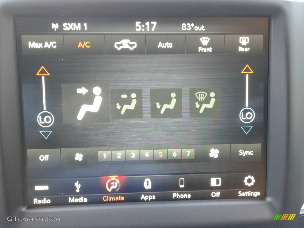 2019 Ram 1500 Classic Warlock Quad Cab 4x4 Controls Photo #135111518