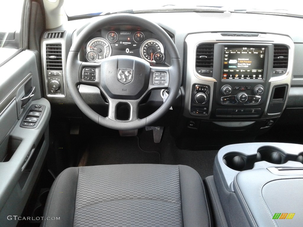 2019 1500 Classic Warlock Quad Cab 4x4 - Blue Streak Pearl / Black/Diesel Gray photo #26