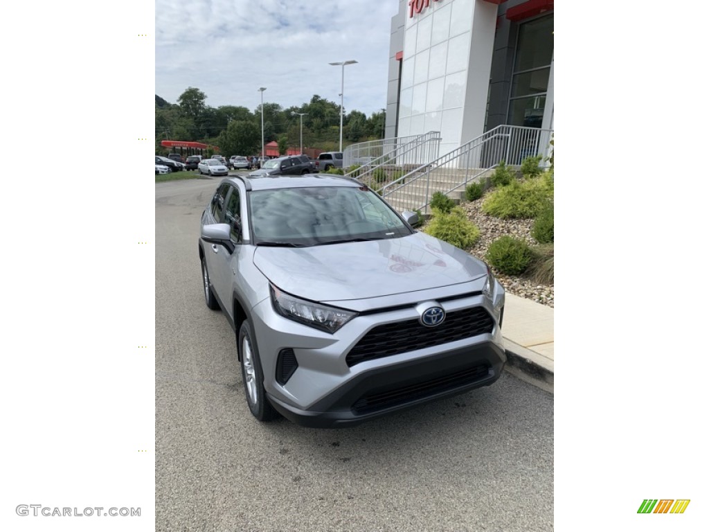 2019 RAV4 LE AWD Hybrid - Silver Sky Metallic / Black photo #2
