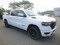 2020 Bright White Ram 1500 Big Horn Night Edition Crew Cab 4x4  photo #7