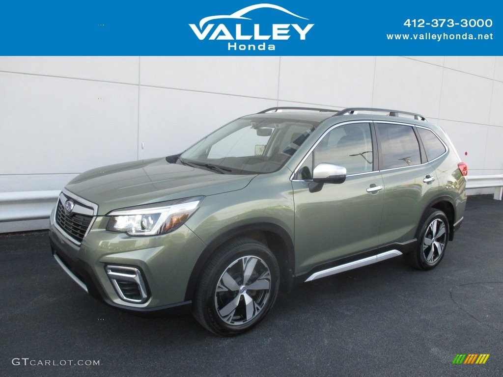 2019 Forester 2.5i Touring - Jasper Green Metallic / Black photo #1