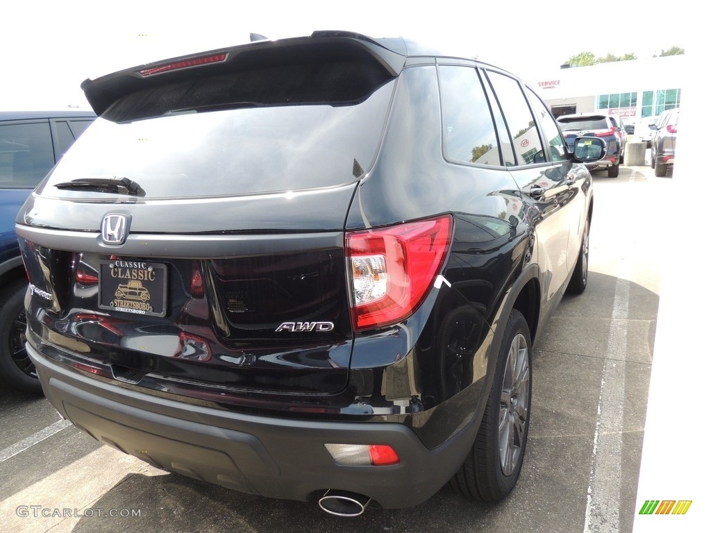 2019 Passport EX-L AWD - Crystal Black Pearl / Gray photo #4