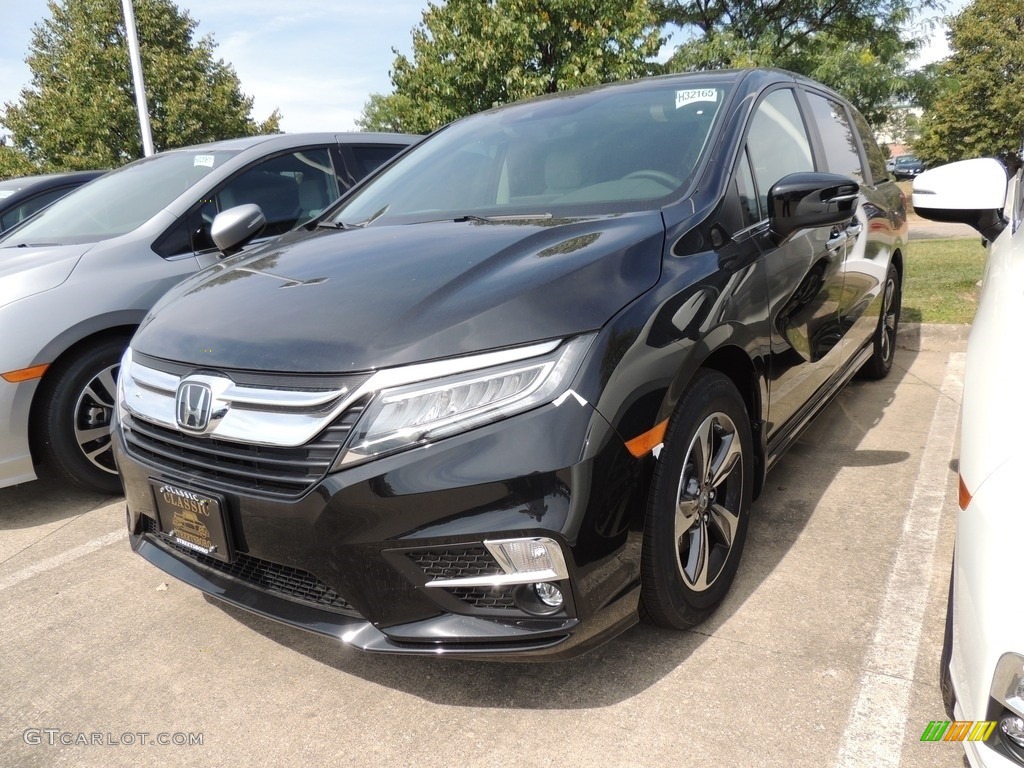 2019 Odyssey Touring - Crystal Black Pearl / Gray photo #1