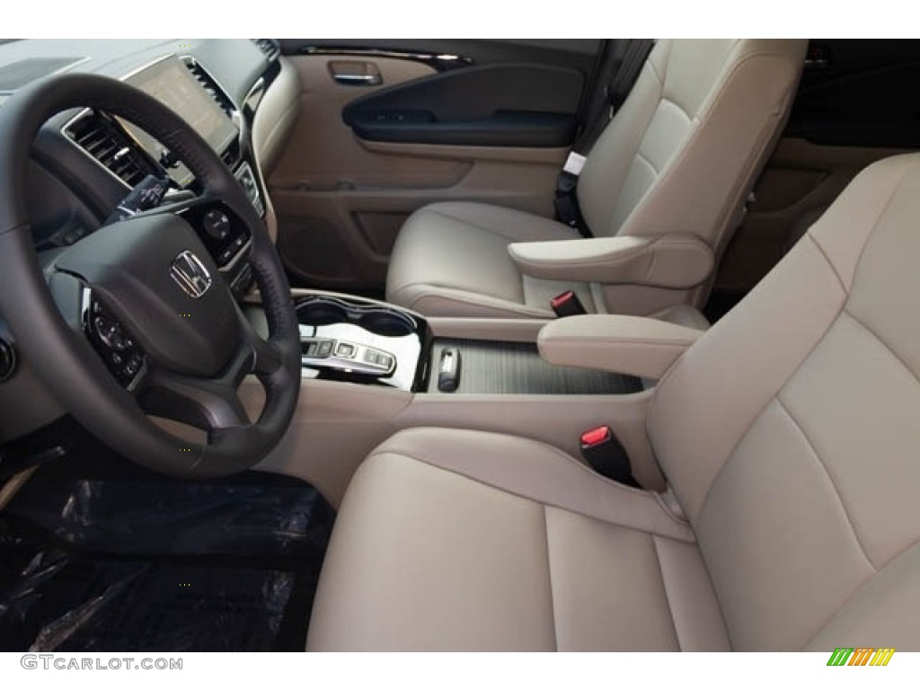 Beige Interior 2020 Honda Pilot Touring Photo #135118869