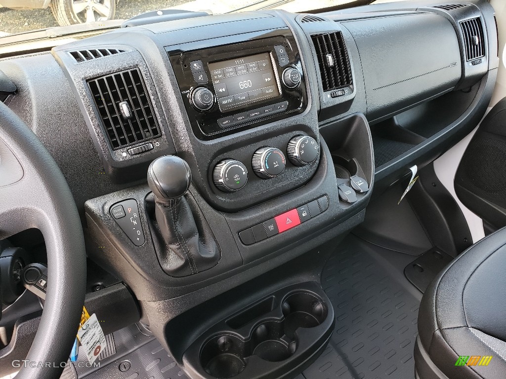 2019 Ram ProMaster 1500 High Roof Cargo Van Black Dashboard Photo #135119418