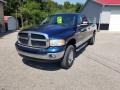 2003 Atlantic Blue Pearl Dodge Ram 2500 SLT Quad Cab 4x4  photo #10