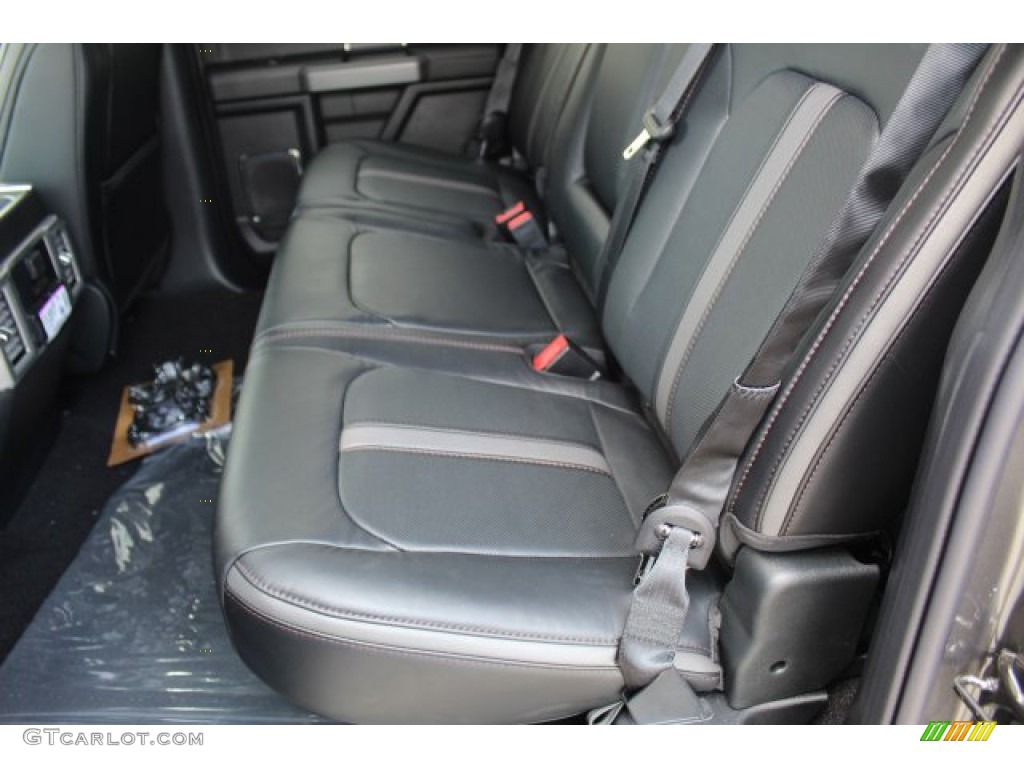 Black Interior 2019 Ford F150 Platinum SuperCrew 4x4 Photo #135121450