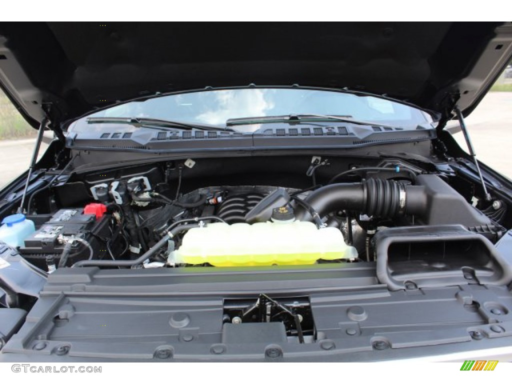 2019 Ford F150 Platinum SuperCrew 4x4 5.0 Liter DI DOHC 32-Valve Ti-VCT E85 V8 Engine Photo #135121501