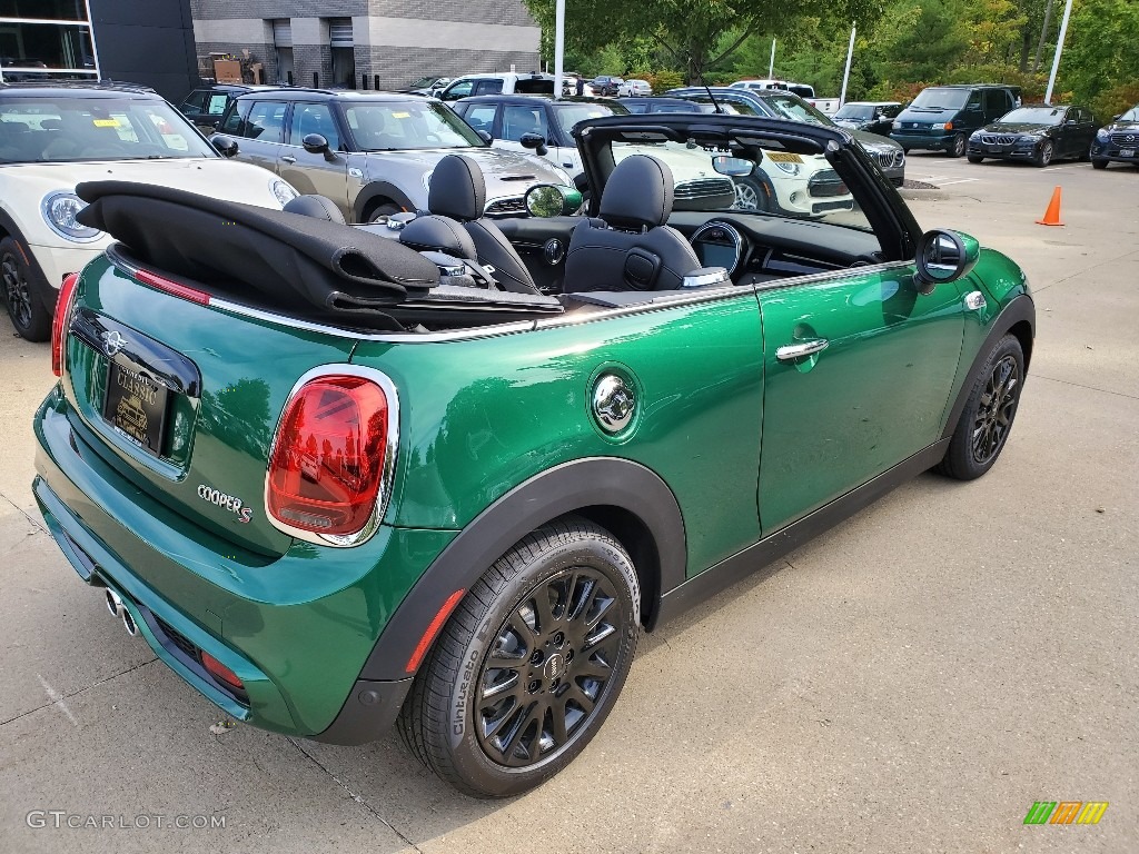 British Racing Green IV Metallic 2020 Mini Convertible Cooper S Exterior Photo #135122859