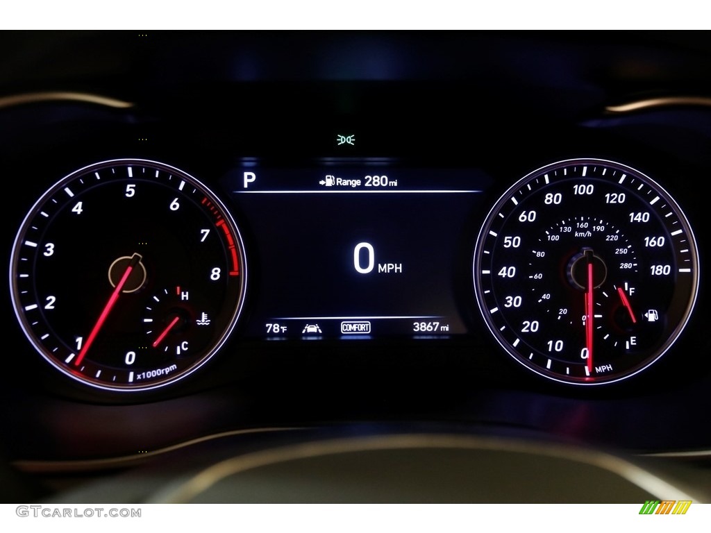 2019 Genesis G70 AWD - Havana Red / Black photo #8