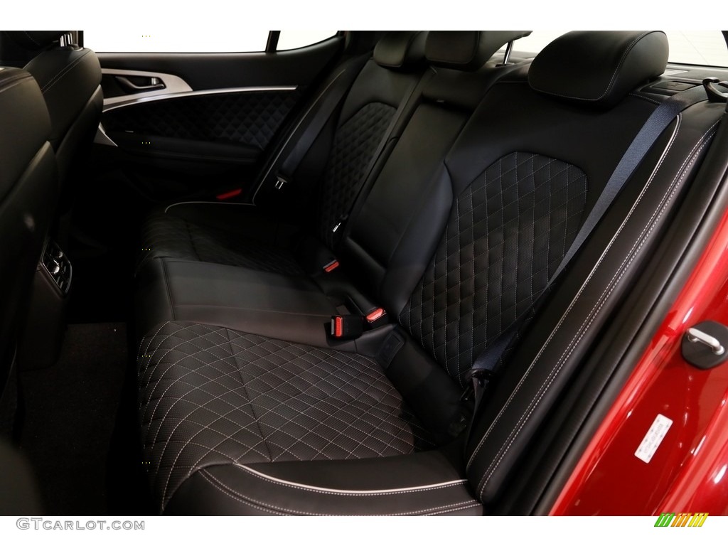 Black Interior 2019 Hyundai Genesis G70 AWD Photo #135123867