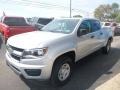 Silver Ice Metallic 2020 Chevrolet Colorado WT Crew Cab 4x4 Exterior
