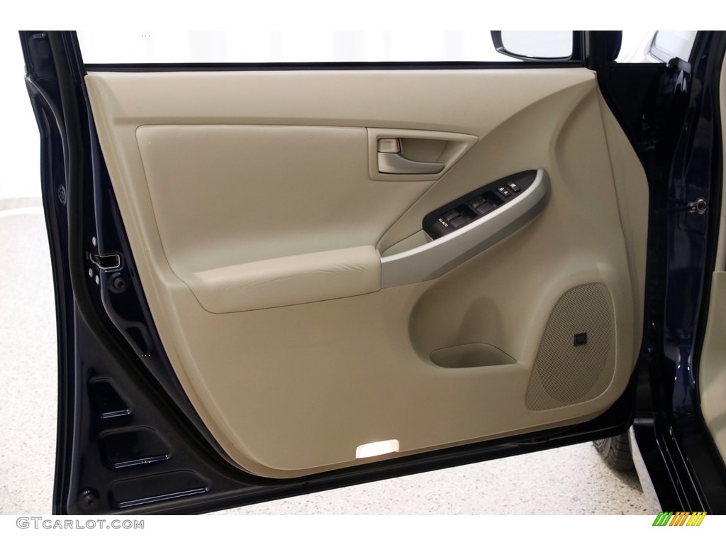 2014 Prius Four Hybrid - Nautical Blue Metallic / Bisque photo #4