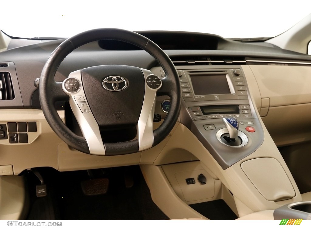 2014 Prius Four Hybrid - Nautical Blue Metallic / Bisque photo #6