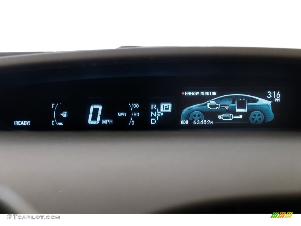 2014 Prius Four Hybrid - Nautical Blue Metallic / Bisque photo #8