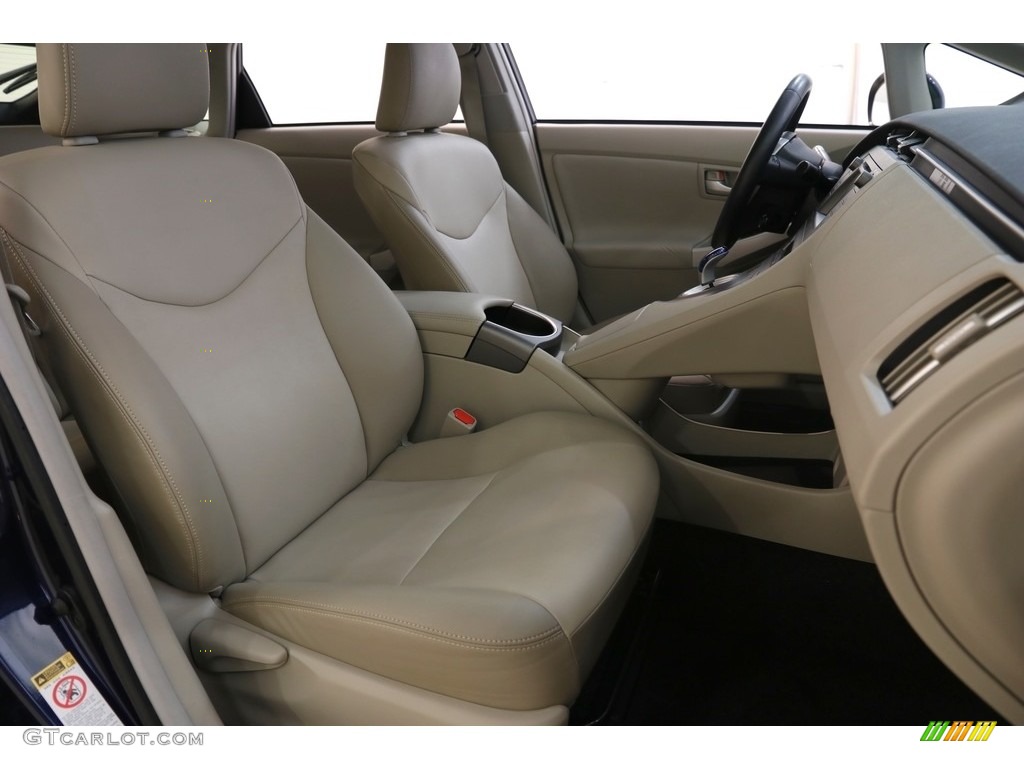 2014 Prius Four Hybrid - Nautical Blue Metallic / Bisque photo #18
