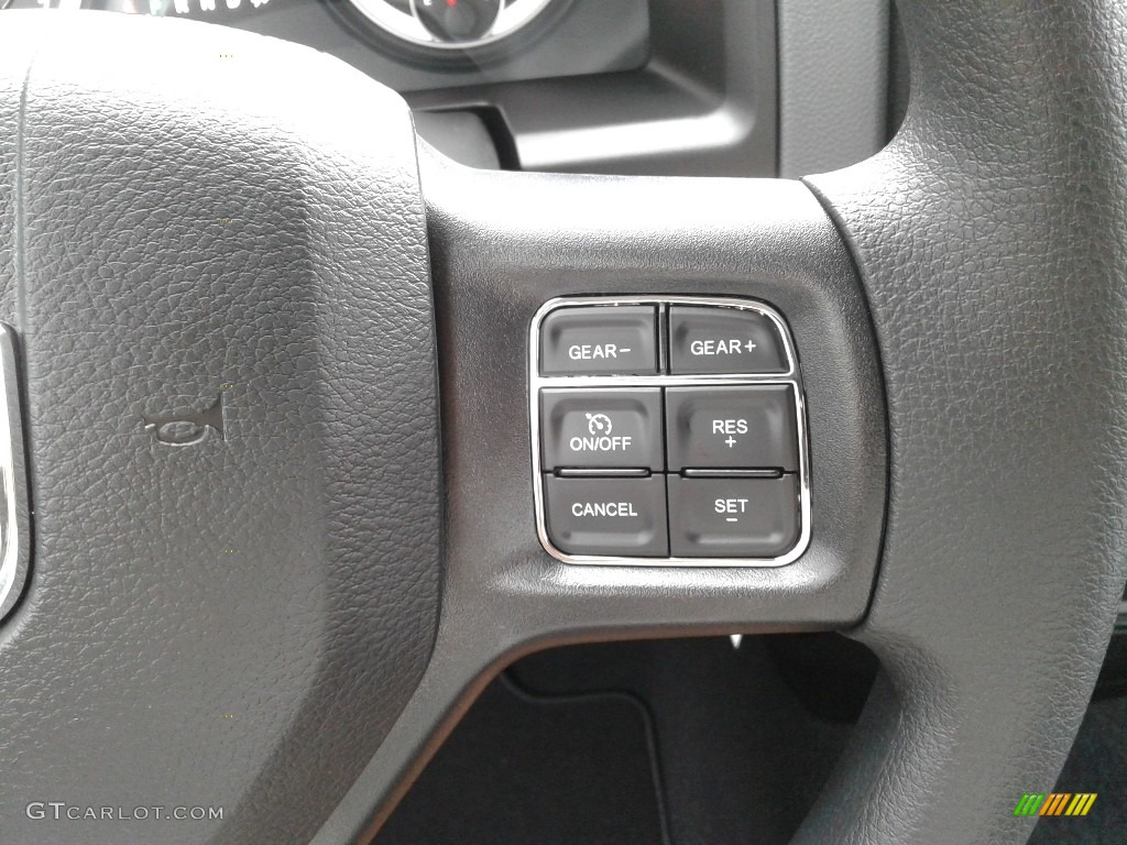 2019 Ram 1500 Classic Tradesman Regular Cab Black/Diesel Gray Steering Wheel Photo #135126045