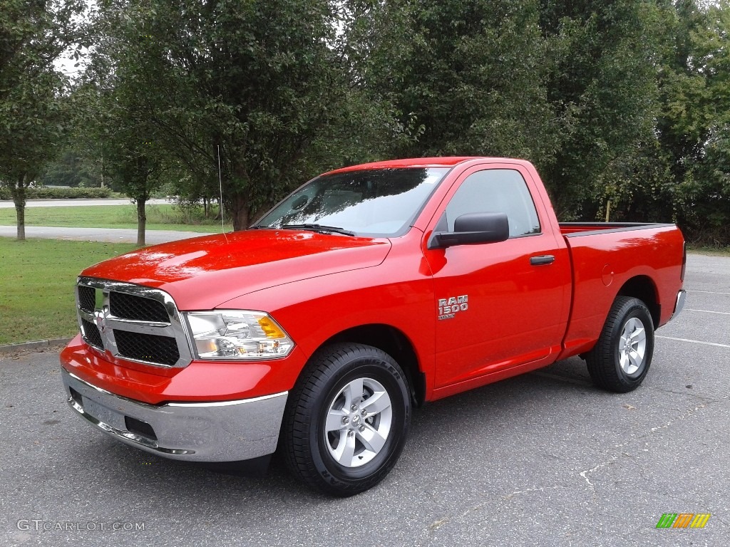 Flame Red 2019 Ram 1500 Classic Tradesman Regular Cab Exterior Photo #135126459