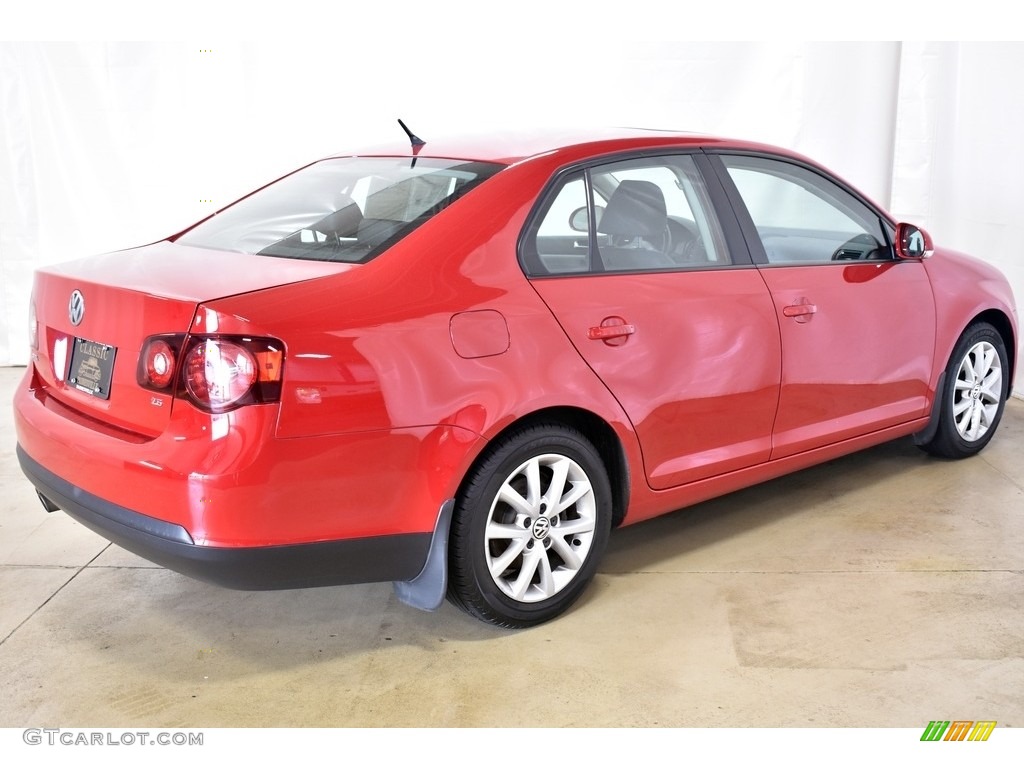 2010 Jetta SE Sedan - Salsa Red / Titan Black photo #2