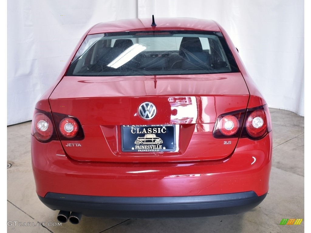 2010 Jetta SE Sedan - Salsa Red / Titan Black photo #3