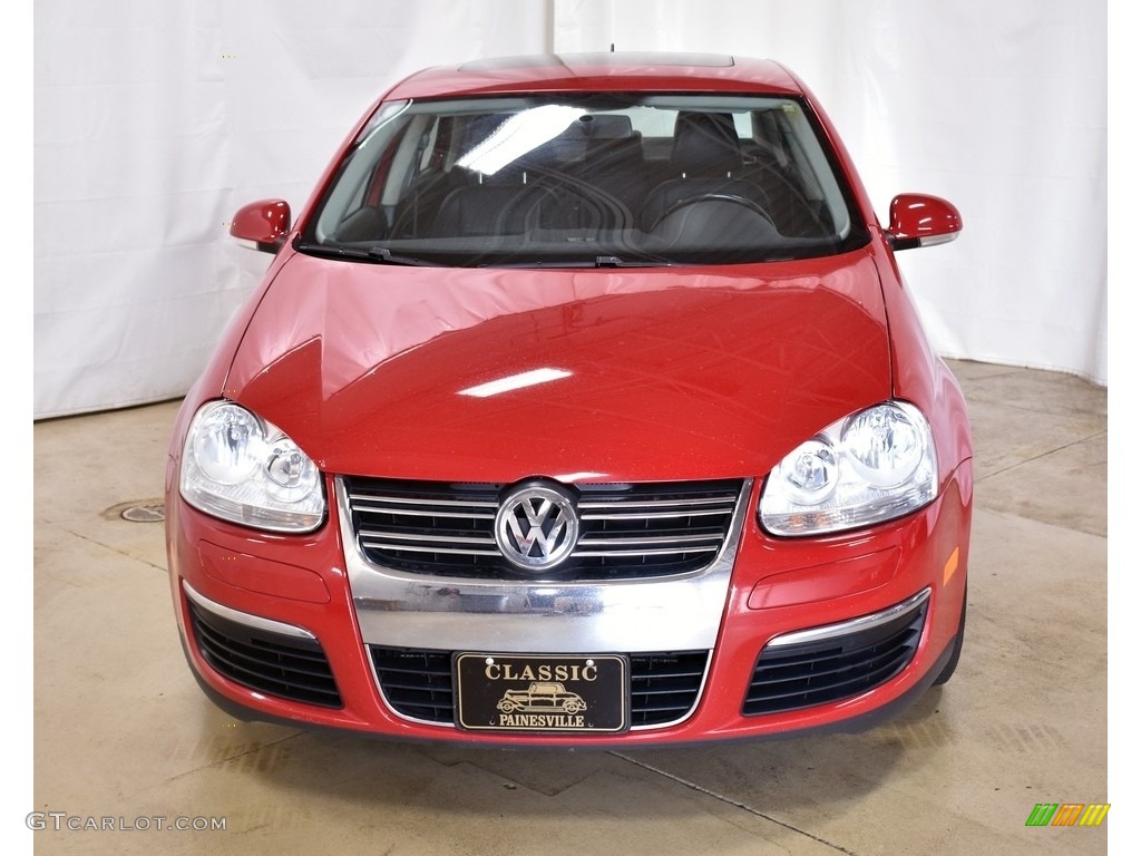 2010 Jetta SE Sedan - Salsa Red / Titan Black photo #4