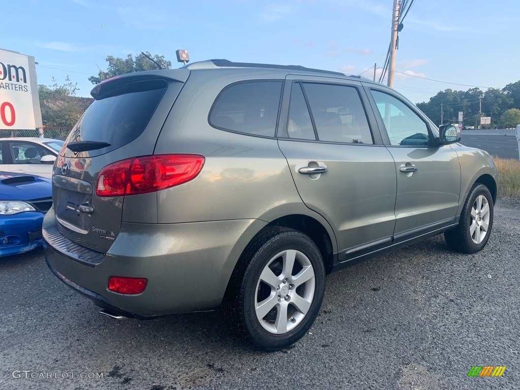 2007 Santa Fe Limited 4WD - Natural Khaki Green / Black photo #3