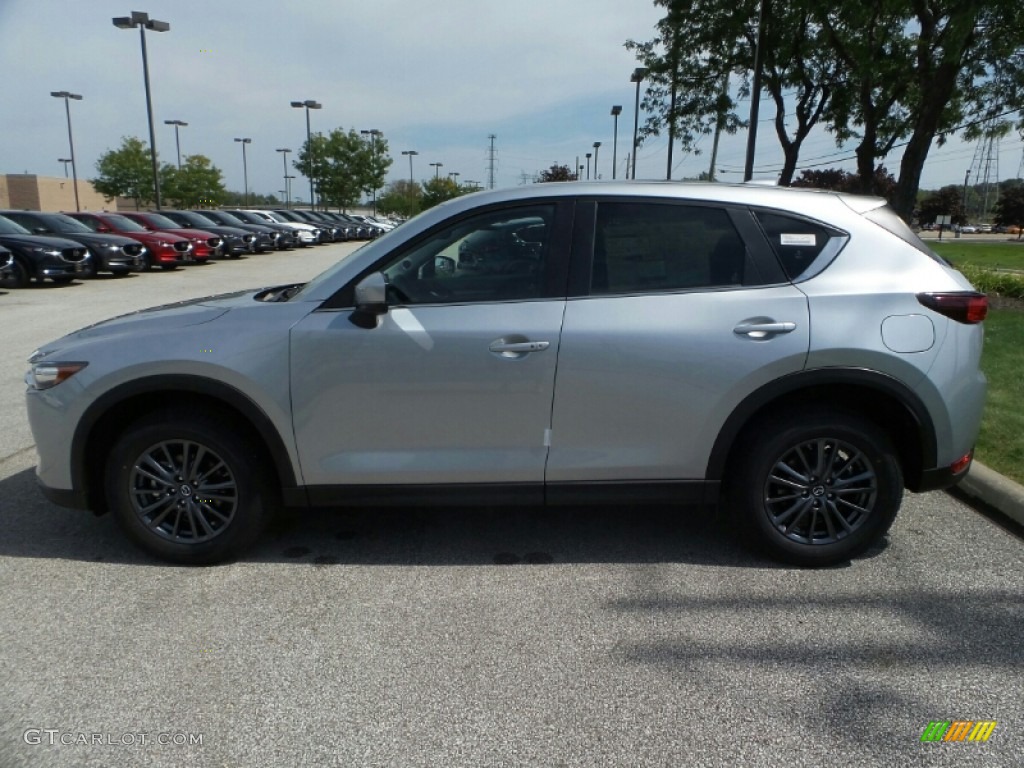 Sonic Silver Metallic 2019 Mazda CX-5 Touring AWD Exterior Photo #135129738