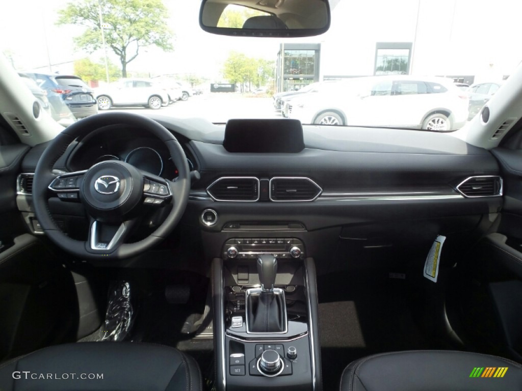 2019 Mazda CX-5 Grand Touring AWD Black Dashboard Photo #135130128