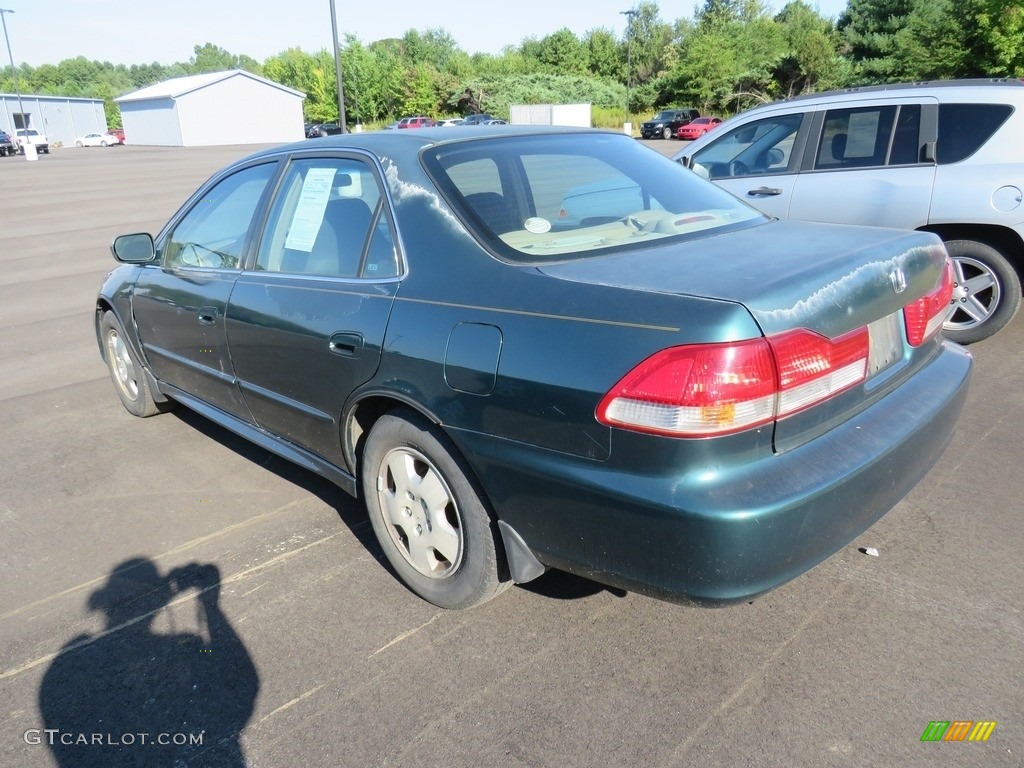 2002 Accord EX V6 Sedan - Noble Green Pearl / Quartz Gray photo #7