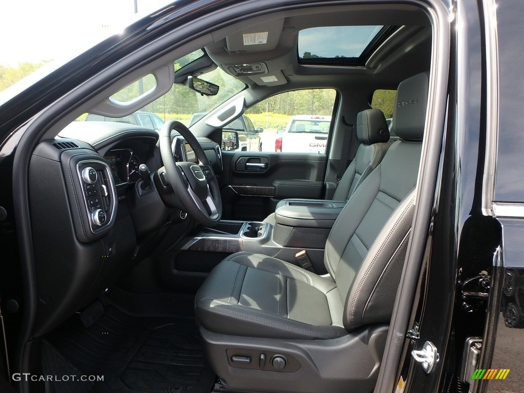 Jet Black Interior 2020 GMC Sierra 1500 Denali Crew Cab 4WD Photo #135132231