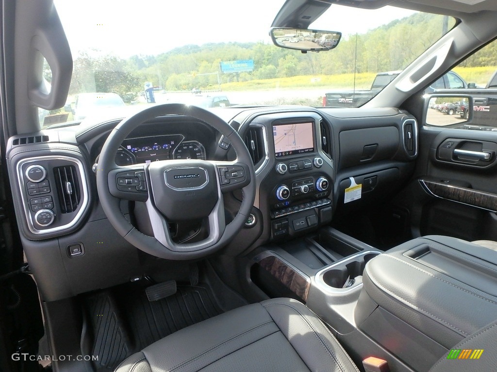 Jet Black Interior 2020 GMC Sierra 1500 Denali Crew Cab 4WD Photo #135132285