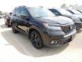 2019 Crystal Black Pearl Honda Passport Elite AWD  photo #3