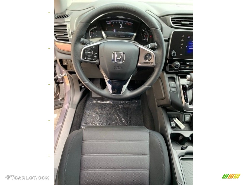 2019 CR-V EX AWD - Modern Steel Metallic / Black photo #13