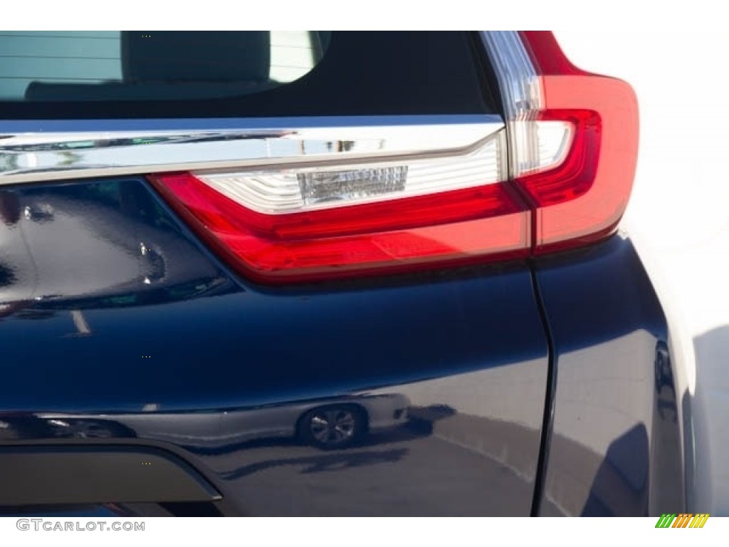 2019 CR-V LX - Obsidian Blue Pearl / Gray photo #8