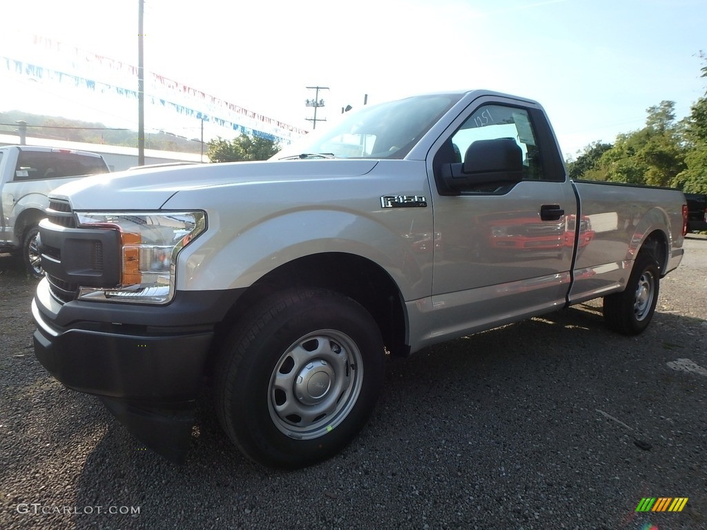 2019 F150 XL Regular Cab - Ingot Silver / Earth Gray photo #7