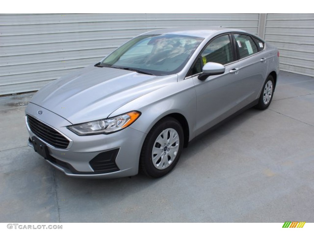 Iconic Silver 2020 Ford Fusion S Exterior Photo #135136662