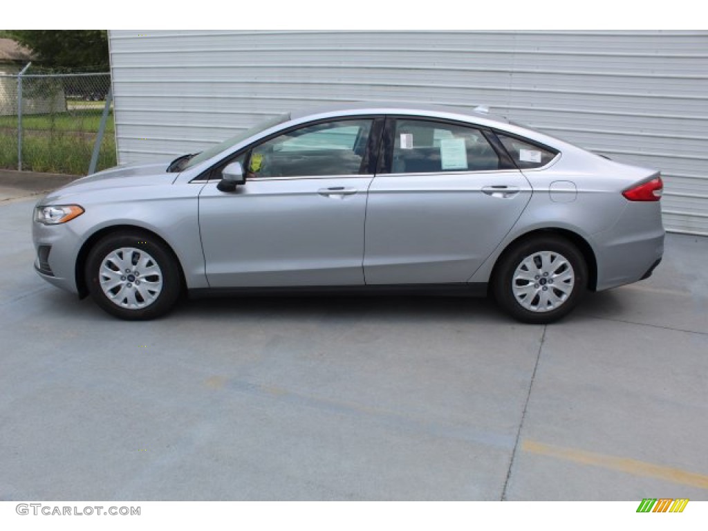 Iconic Silver 2020 Ford Fusion S Exterior Photo #135136677