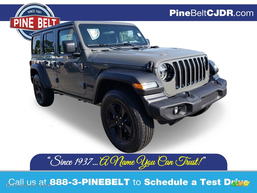 2020 Wrangler Unlimited Sport 4x4 - Sting-Gray / Black photo #1