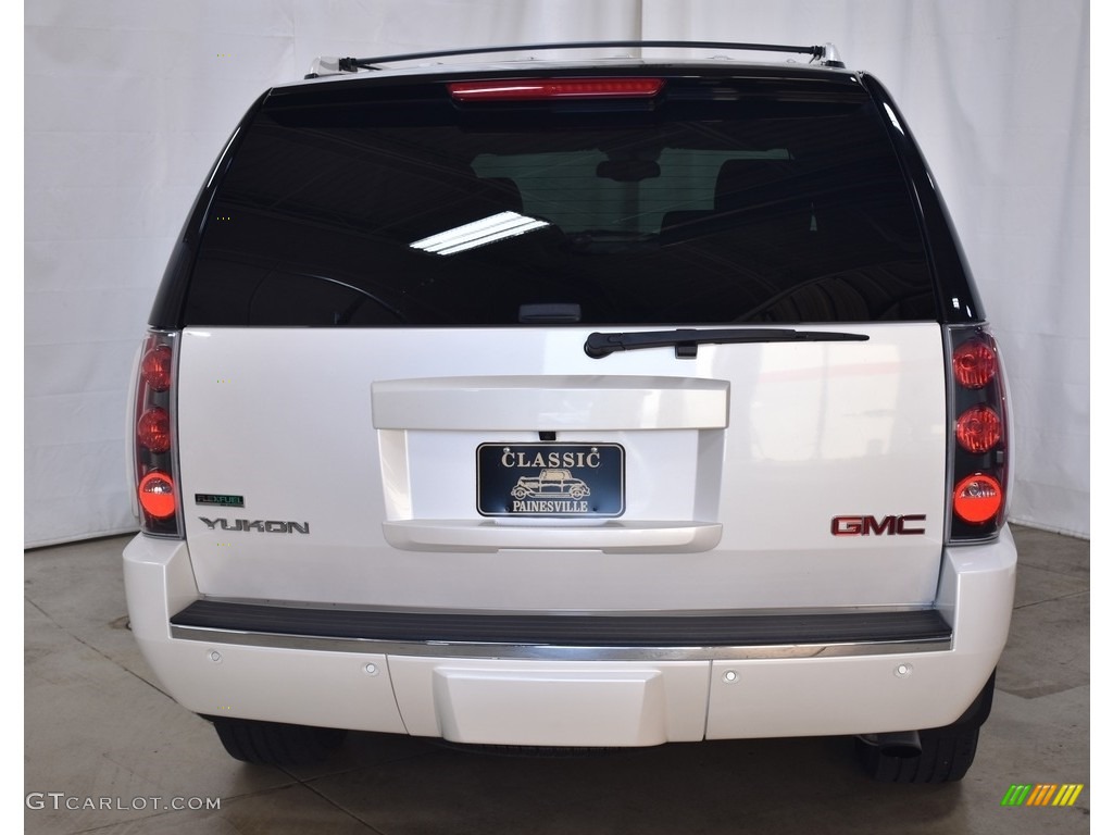 2011 Yukon Denali AWD - White Diamond Tintcoat / Cocoa/Light Cashmere photo #3