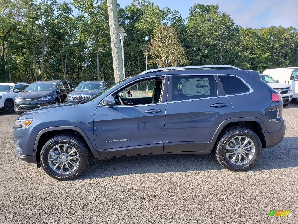Blue Shade Pearl 2020 Jeep Cherokee Latitude Plus 4x4 Exterior Photo #135141060