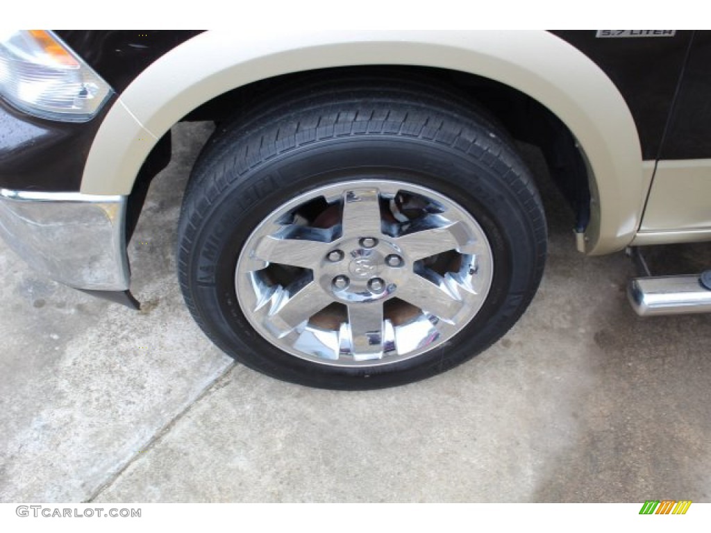 2011 Ram 1500 Laramie Crew Cab - Rugged Brown Pearl / Light Pebble Beige/Bark Brown photo #5