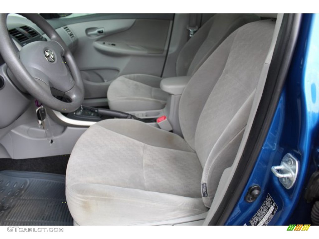 2009 Corolla LE - Blue Streak Metallic / Ash photo #11